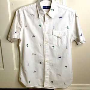 Polo Ralph Lauren Embroidered Aloha Shirt